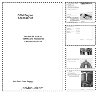 John Deere OEM Engine Accessories Technical Service Manual CTM67