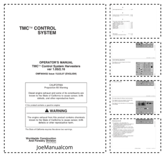 John Deere TMC Control System Operators Manual OMF069452