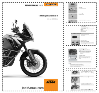 KTM 1290 Super Adventure R Motorcycle Repair Manual 2019 3206362EN