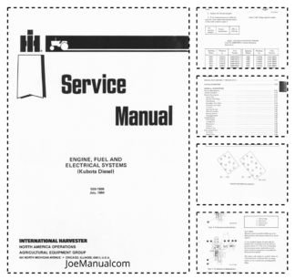 Kubota D600B Engine Service Manual