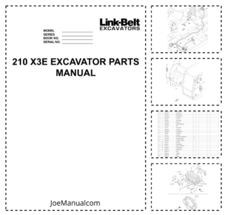 Link-Belt 210 X3E Excavator Parts Catalog