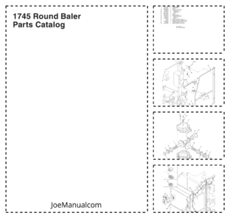 Massey Ferguson 1745 Round Baler Parts Catalog