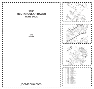 Massey Ferguson 1835 Rectangular Baller Parts Catalog