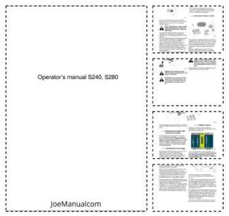 Valtra S240 S280 Tractor Operators Manual