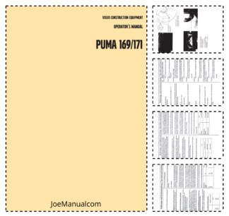 Volvo 169 171 Puma Roller Operators Manual
