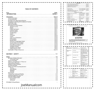 Volvo 6160 6170 Paver Operators Manual VOE21A1004272H