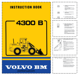 Volvo BM 4300B Wheel Loader Operators Manual