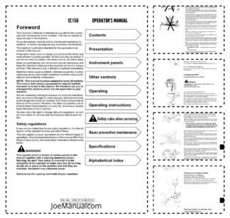 Volvo EC150 Excavator Operators Manual VOE2134355123H
