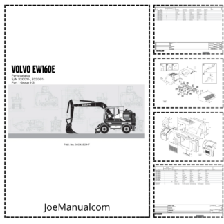Volvo EC300F Excavator Parts Catalog SN 410011 and UP 20064359A