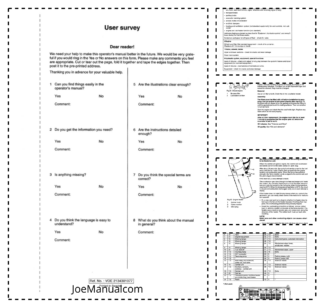Volvo EC340 Excavator Operators Manual VOE2134301077