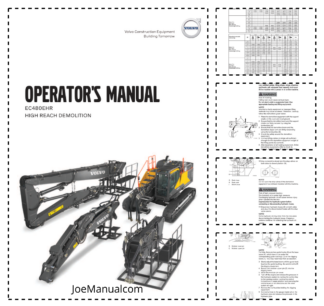 Volvo EC480EHR Excavator Operators Manual 20040934D