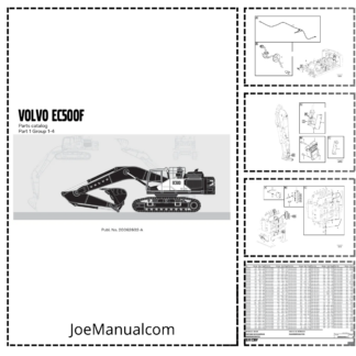 Volvo EC500F Excavator Parts Catalog 20062602A