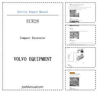Volvo ECR28 Excavator Service Repair Manual