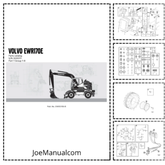 Volvo EWR170E Excavator Parts Catalog SN 320011 and UP 20052156B