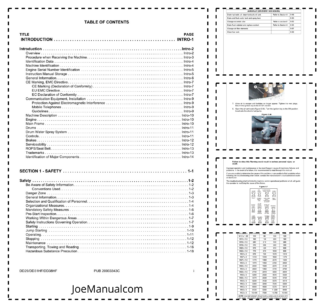 Volvo FF38HF Roller Operators Manual GB20003343C