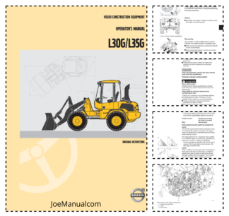 Volvo L30G L35G Wheel Loader Operators Manual 20034361B