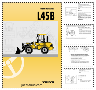 Volvo L45B Wheel Loader Operators Manual