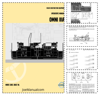 Volvo OMNI IIIA Screed Operators Manual