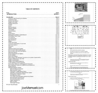Volvo PF2181 Paver Operators Manual SN 172963 and UP VOE21A1004270H