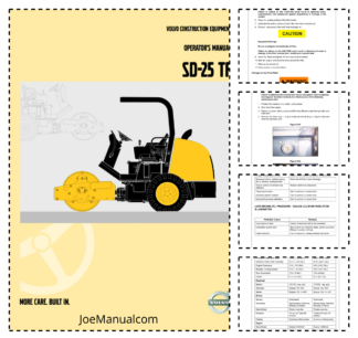 Volvo SD-25 TF Roller Operators Manual