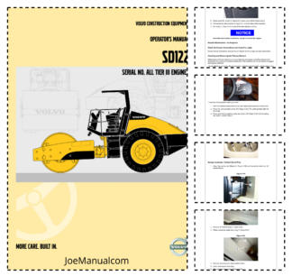 Volvo SD122 Roller with Tier III Engine Operators Manual
