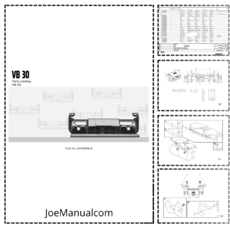Volvo VB30 Screed Parts Catalog 20058596B