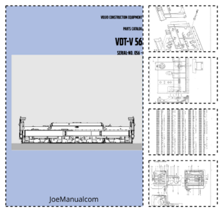 Volvo VDT-V 56 Screed Parts Catalog SN 056 and UP