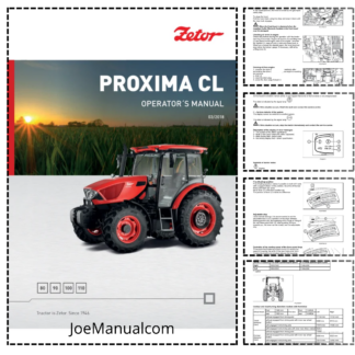 Zetor Proxima CL Tractor Operators Manual 03-2018