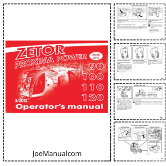 Zetor Proxima Power 90 100 110 120 Tractor Operators Manual 03-2012