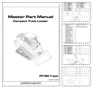 asv RC-60 1-spd Compact Track Loader Parts Catalog