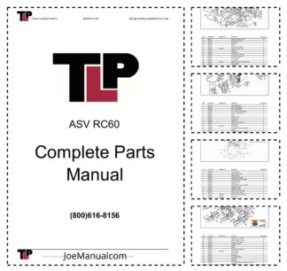 asv RC-60 Rubber Track Loader Parts Catalog