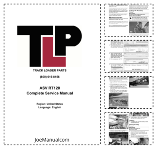 asv RT-120 R350T Compact Track Loader Service Manual