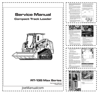 asv RT-135 Max Compact Track Loader Service Manual