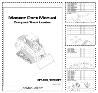 asv RT-50 R160T Compact Track Loader Parts Catalog