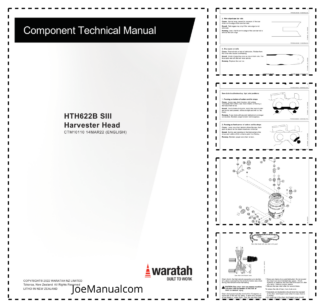 waratah HTH622B SIII Processing Head Service Manual CTM10110