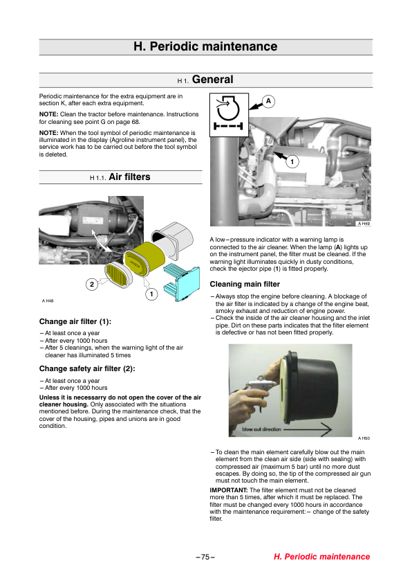 Valtra A72 A82 A92 A72L A82L A92L Tractor Operators Manual - Image 17