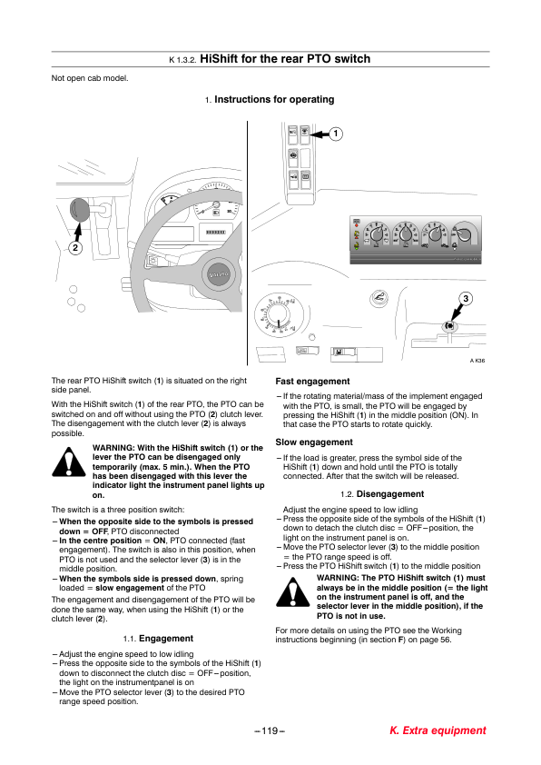 Valtra A72 A82 A92 A72L A82L A92L Tractor Operators Manual - Image 11