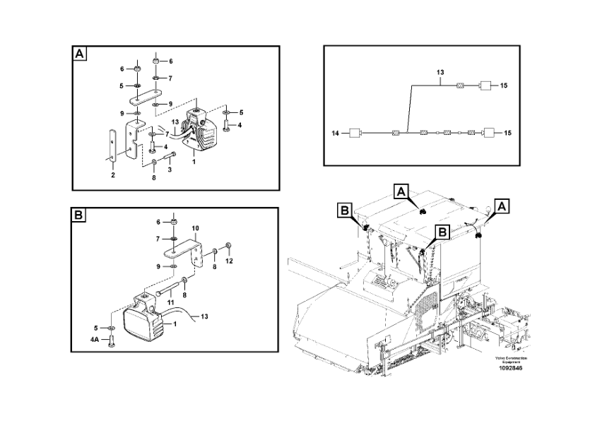 Volvo ABG7820 P7820D Tracked Paver Parts Catalog SN 7200000-725000 20051567C - Image 14