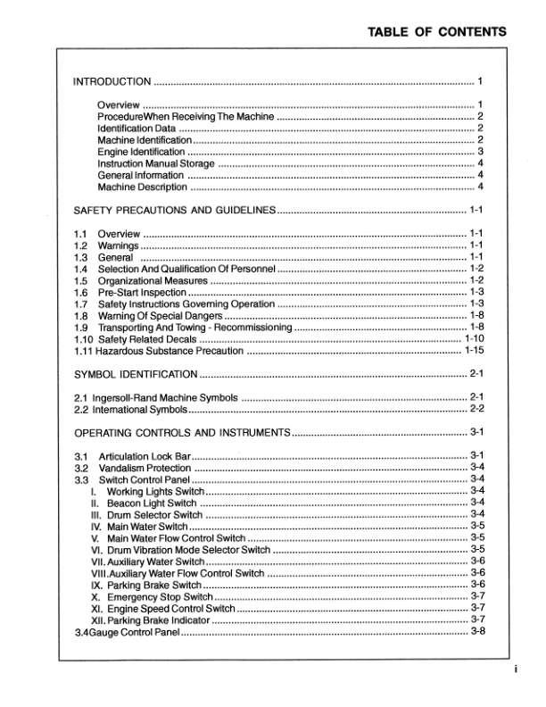 Volvo DD130 Vibratory Compactor Operation and Maintenance manual VOE21A1004843H - Image 4
