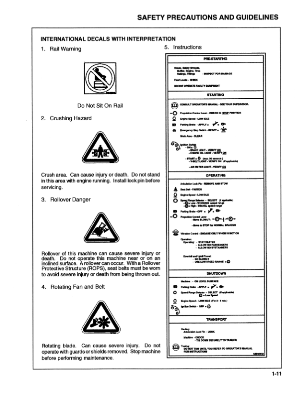 Volvo DD130 Vibratory Compactor Operation and Maintenance manual VOE21A1004843H - Image 12