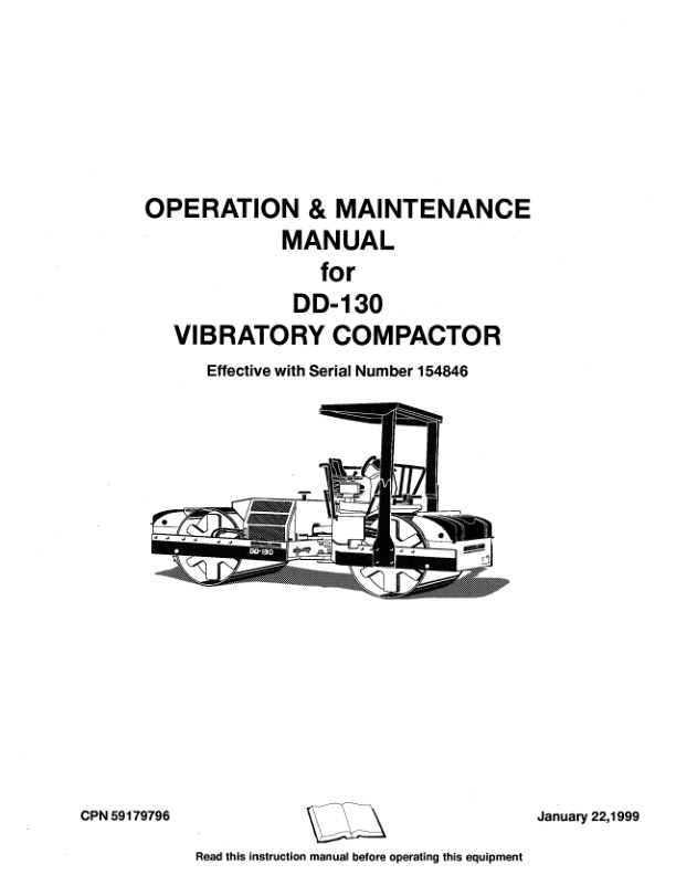 Volvo DD130 Vibratory Compactor Operation and Maintenance manual VOE21A1004843H - Image 2