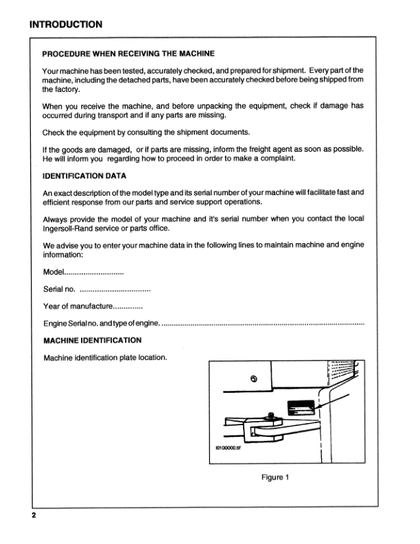 Volvo DD130 Vibratory Compactor Operation and Maintenance manual VOE21A1004843H - Image 9