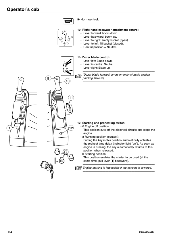 Volvo EC15 Type 265 XR Excavator Operators Manual E5400456GB - Image 10