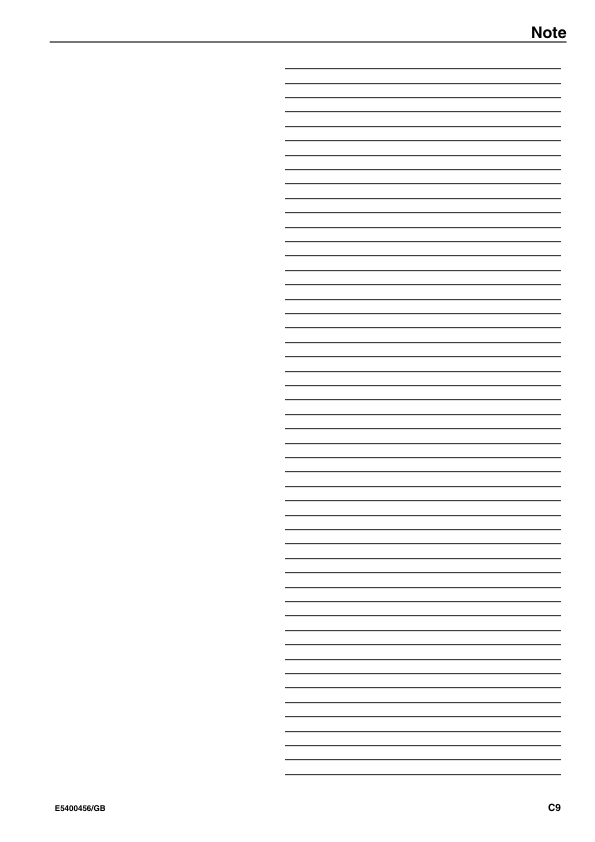 Volvo EC15 Type 265 XR Excavator Operators Manual E5400456GB - Image 13