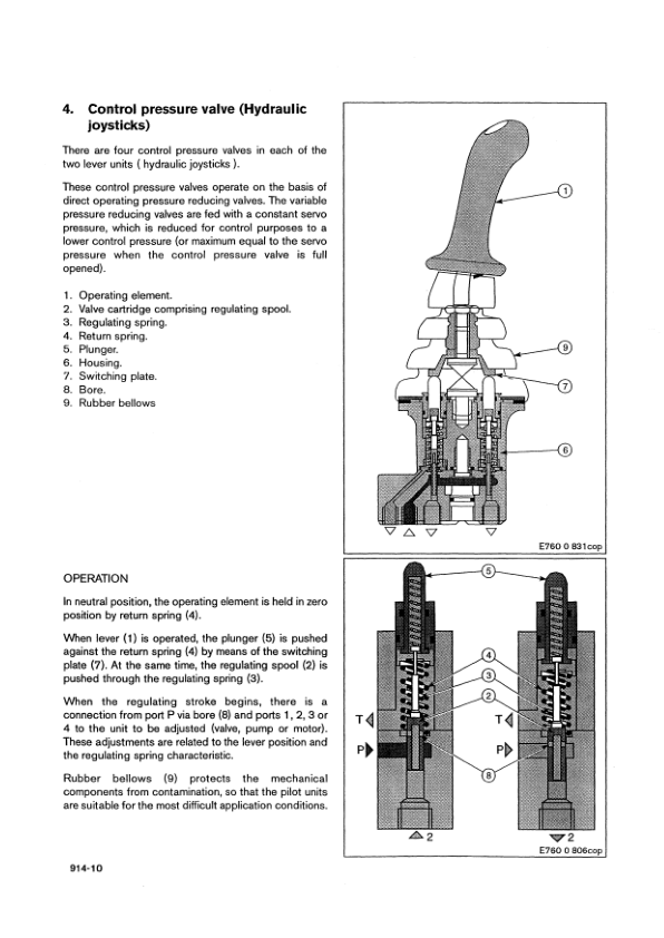 Volvo EC20 Type 263 Excavator Operators Manual VOE2114401003h - Image 10