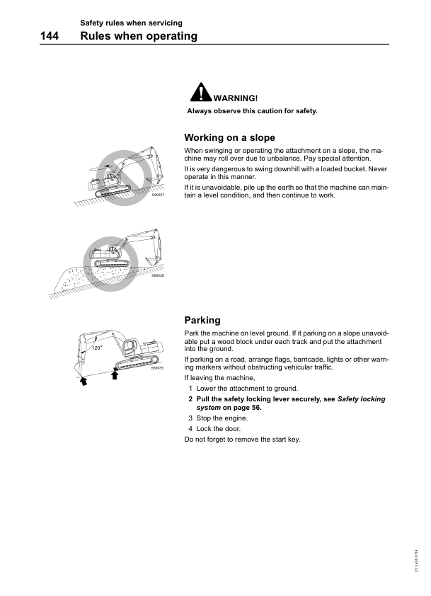 Volvo EC210 Excavator Operators Manual 2134355114 - Image 11