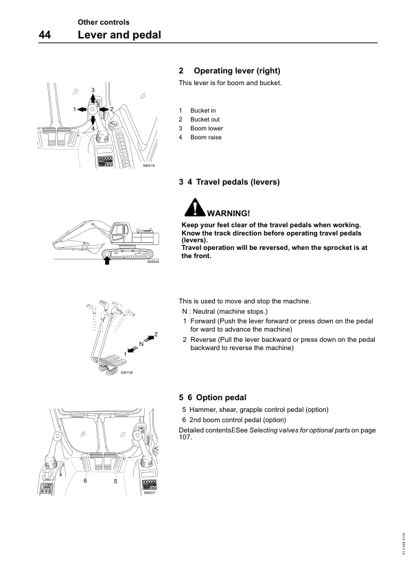 Volvo EC210 Excavator Operators Manual 2134355114 - Image 15