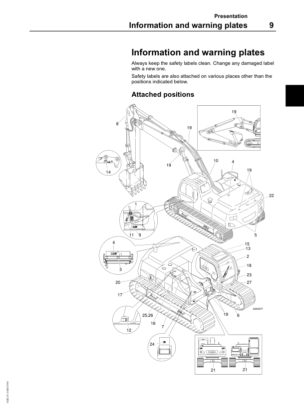 Volvo EC210 Excavator Operators Manual VOE2134355114H - Image 9