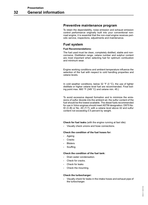 Volvo EC210B Excavator Operators Manual 2114355133 - Image 12