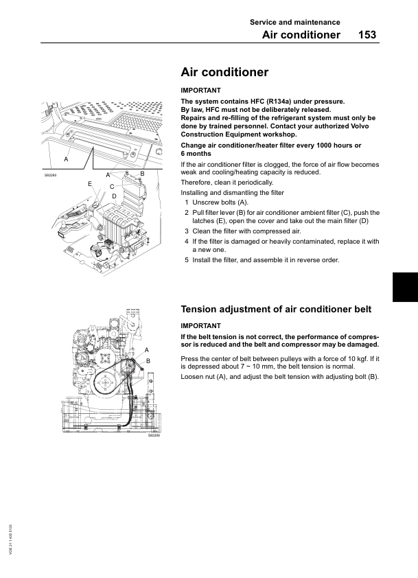 Volvo EC210B Excavator Operators Manual 2114355133 - Image 11